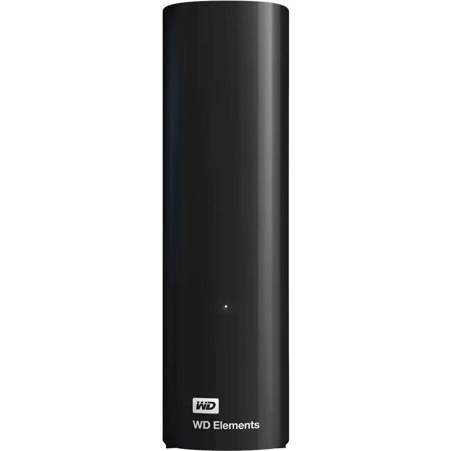 Wd Elements 16Tb Usb 3.0, Micro-B 3.5" Desktop External Hard Drive Wdbwlg0160Hbk-Nesn Black