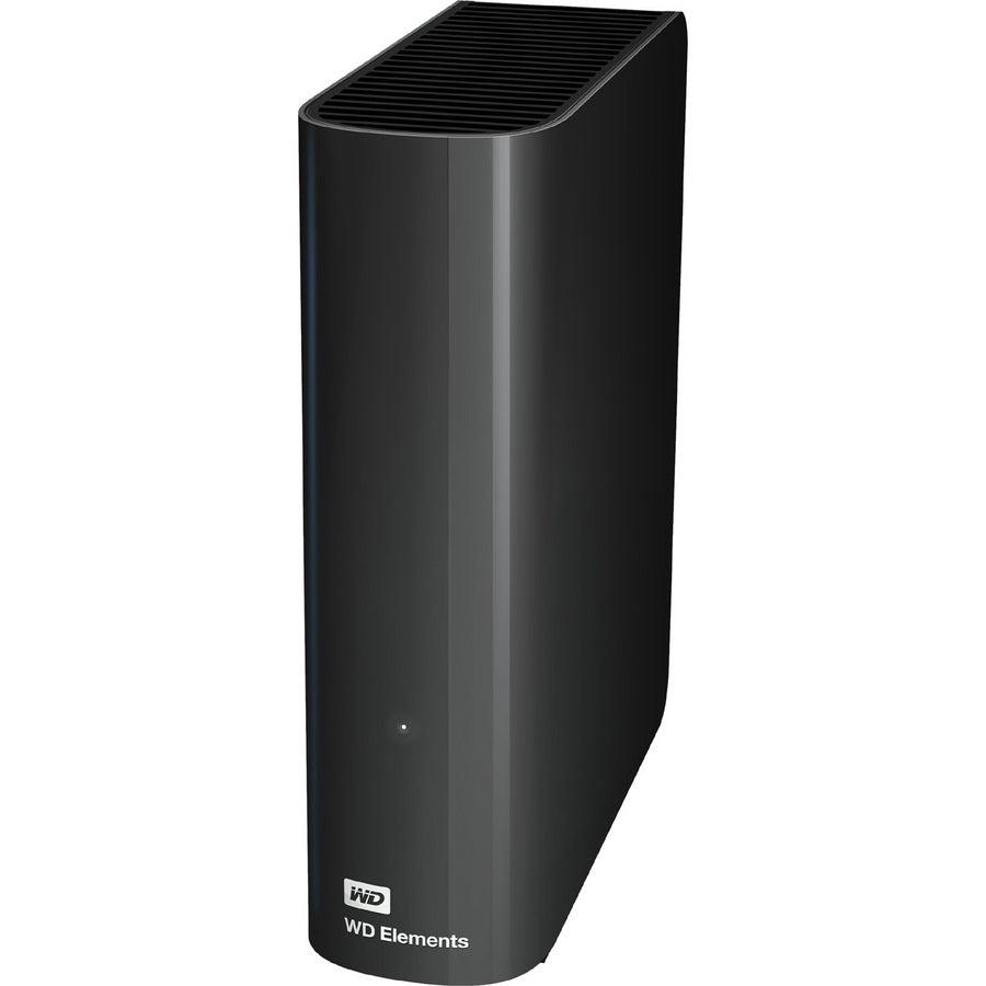 Wd Elements 3Tb Usb 3.0, Micro-B External Desktop Storage Wdbwlg0030Hbk-Nesn Black