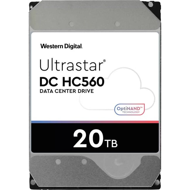 Western Digital Ultrastar DC HC560 0F38785 20 TB Hard Drive - 3.5 Internal - SATA"