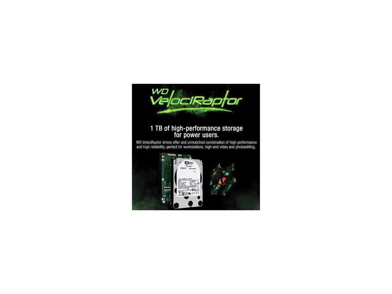 Western Digital Wd Velociraptor Wd1000Chtz 1Tb 10000 Rpm 64Mb Cache Sata 6.0Gb/S 2.5" Enterprise Hard Drive Bare Drive