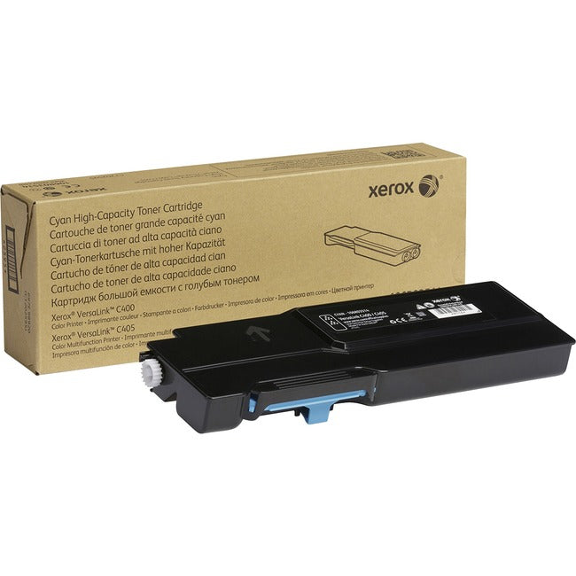 Xerox Original High Yield Laser Toner Cartridge - Cyan - 1 Each 106R03514