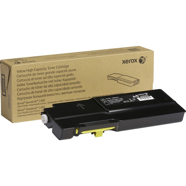 Xerox Original High Yield Laser Toner Cartridge - Yellow - 1 Each 106R03513