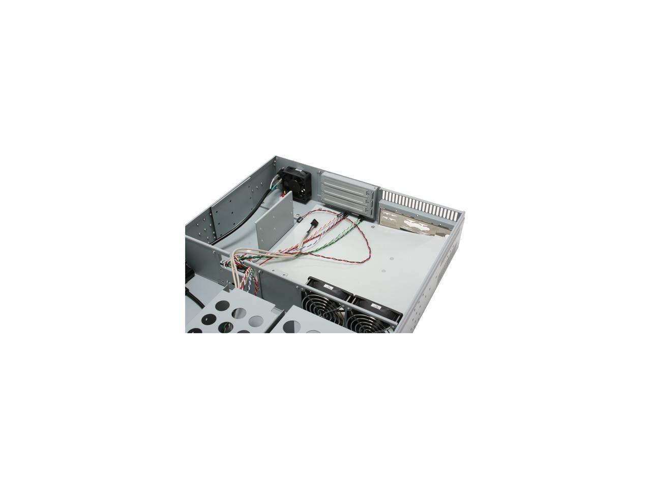 Hec Ra251C00F 1.2 Mm Thickness 2U Rackmount Server Case 2 External 5.25" Drive Bays