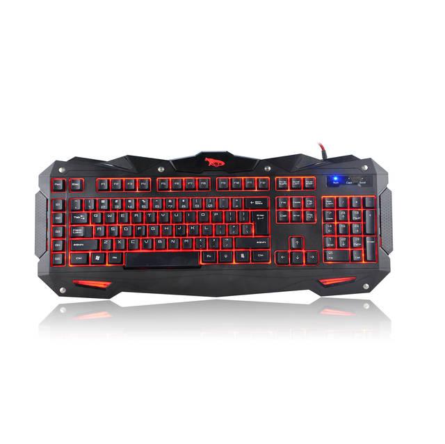 Imicro Cobra Im-Kbcobv8 110-Key Wired Usb Led Backlit Gaming Keyboard (Black)