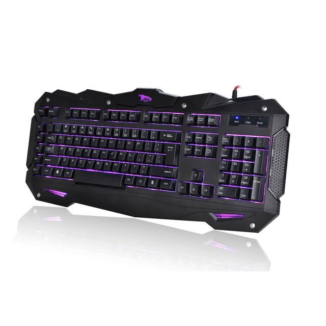 Imicro Cobra Im-Kbcobv8 110-Key Wired Usb Led Backlit Gaming Keyboard (Black)