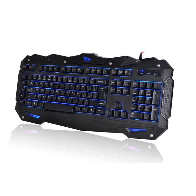 Imicro Cobra Im-Kbcobv8 110-Key Wired Usb Led Backlit Gaming Keyboard (Black)