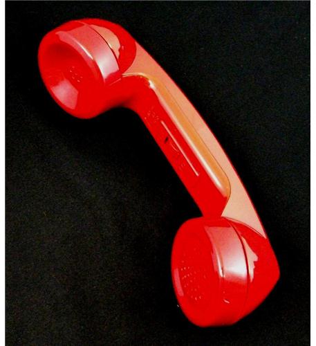 006547-VM2-PAK Replacement Handset - Red ITT-HANDSET-RD