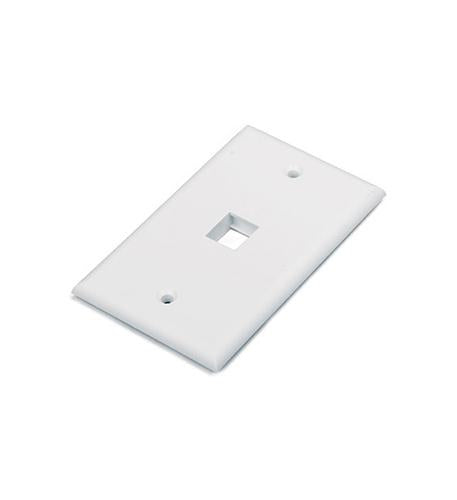1 Port Face Plate White HY-FP-U-1-WH