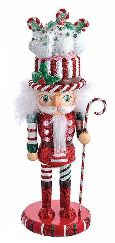 10" Hollywood Bakery Hat Nutcracker - Cake