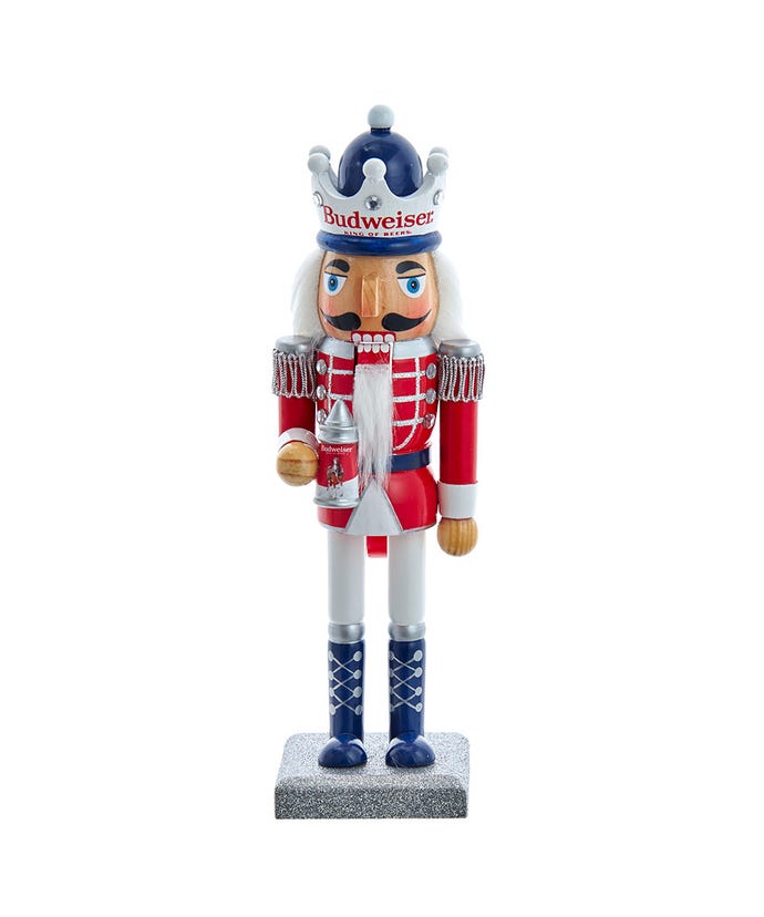 10-Inch Budweiser Nutcracker