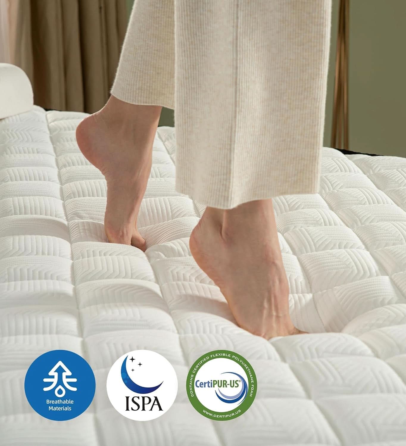 10 Inch Memory Foam Hybrid Mattress Comfort Max Plus