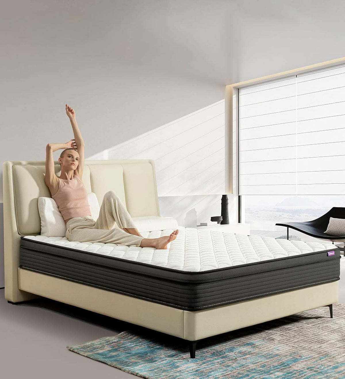 10 Inch Memory Foam Hybrid Mattress Comfort Max Plus