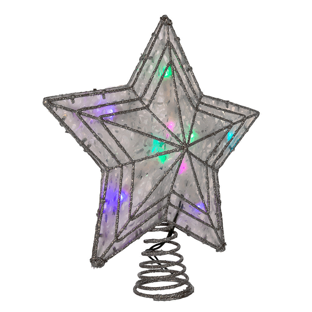 10-Light Color-Changing Star LED Treetop