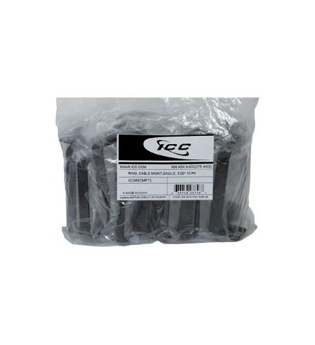 10 PK of 3.00 Ring- Cable Mgmt ICC-ICCMSCMPT2