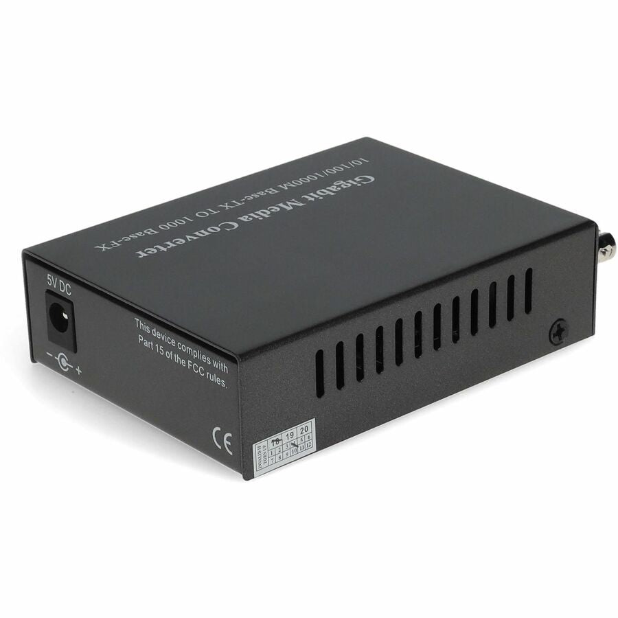 1000Base-BXD BiDi Media Converter - Single-Mode Fiber ST Connector ADD-GMC-BX-6DST