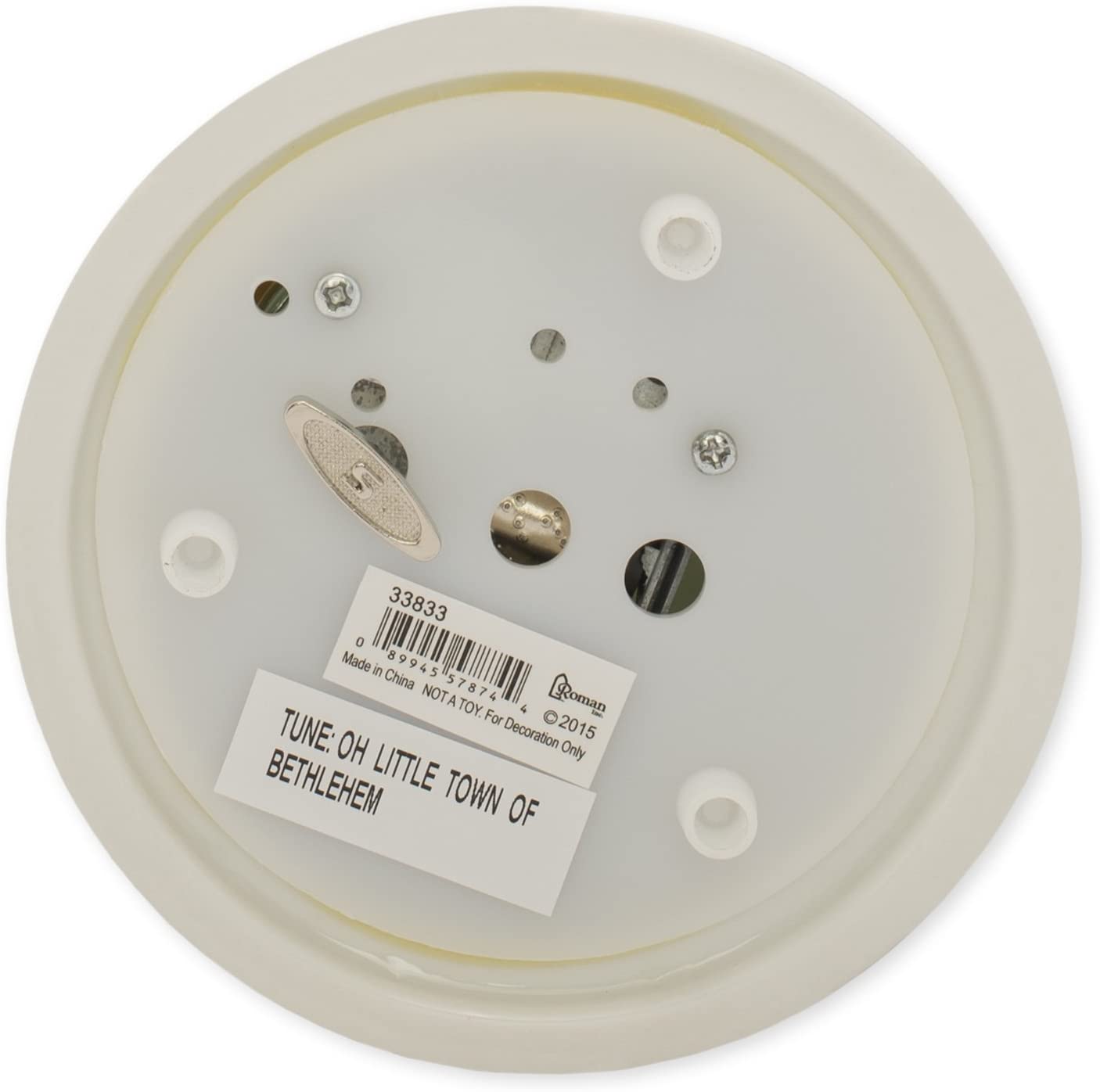 100MM Musical Christmas Bethlehem Glitterdome