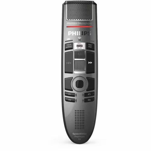 Philips SpeechMike Premium Air Wireless Dictation USB Microphone, Push-Button