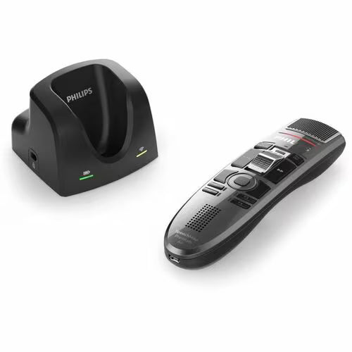 Philips SpeechMike Premium Air Wireless Dictation USB Microphone, Push-Button