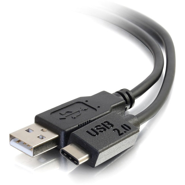 10Ft Usb 2.0 Usb-C To Usb-A Cable M/M - Black