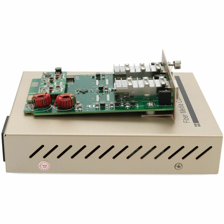 10G OEO Converter 3R Repeater 2 SFP+ Slots Standalone Kit | TecISoft ADD-MCC10G2SFP-SK