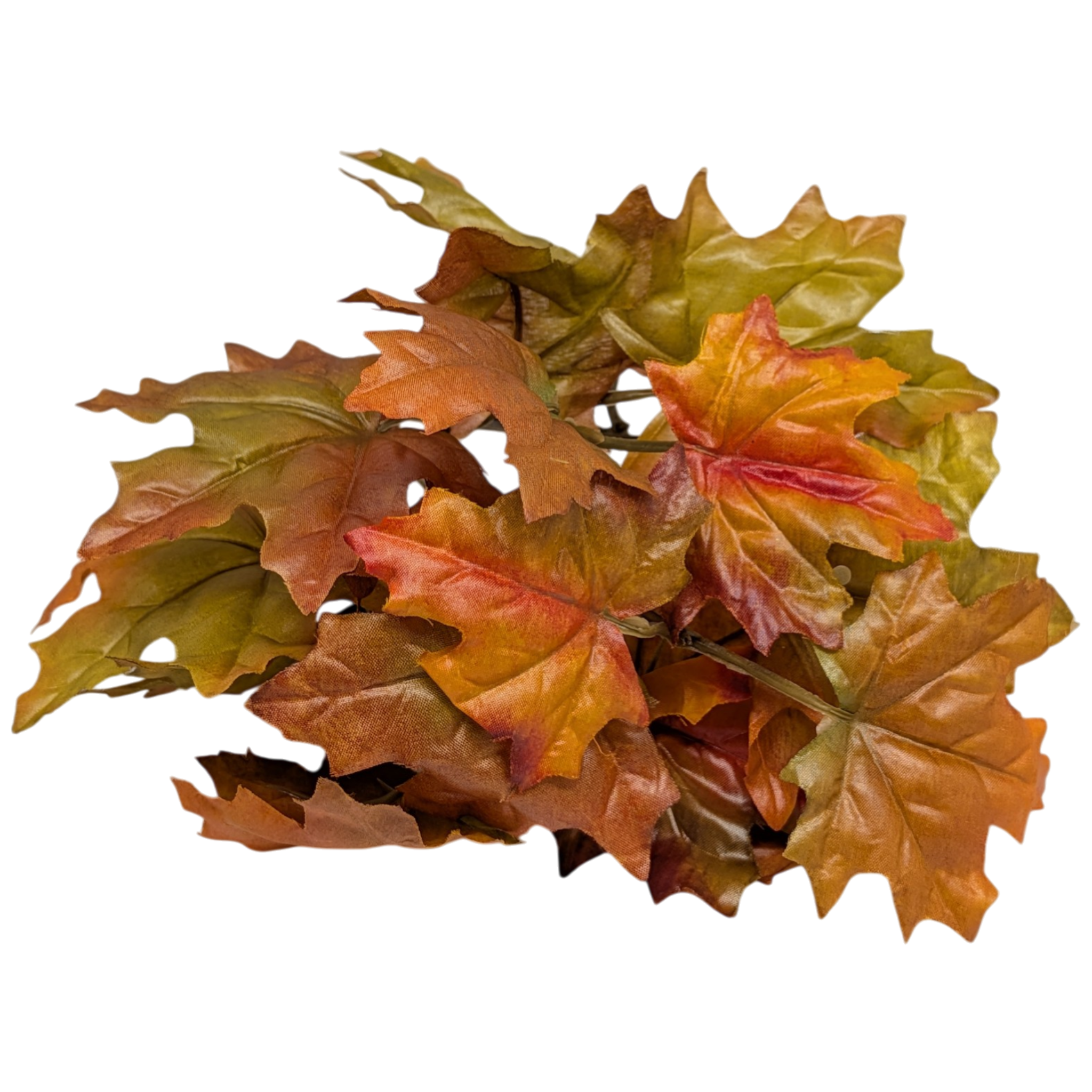 11-Inch Autumn Maple Leaf Bush