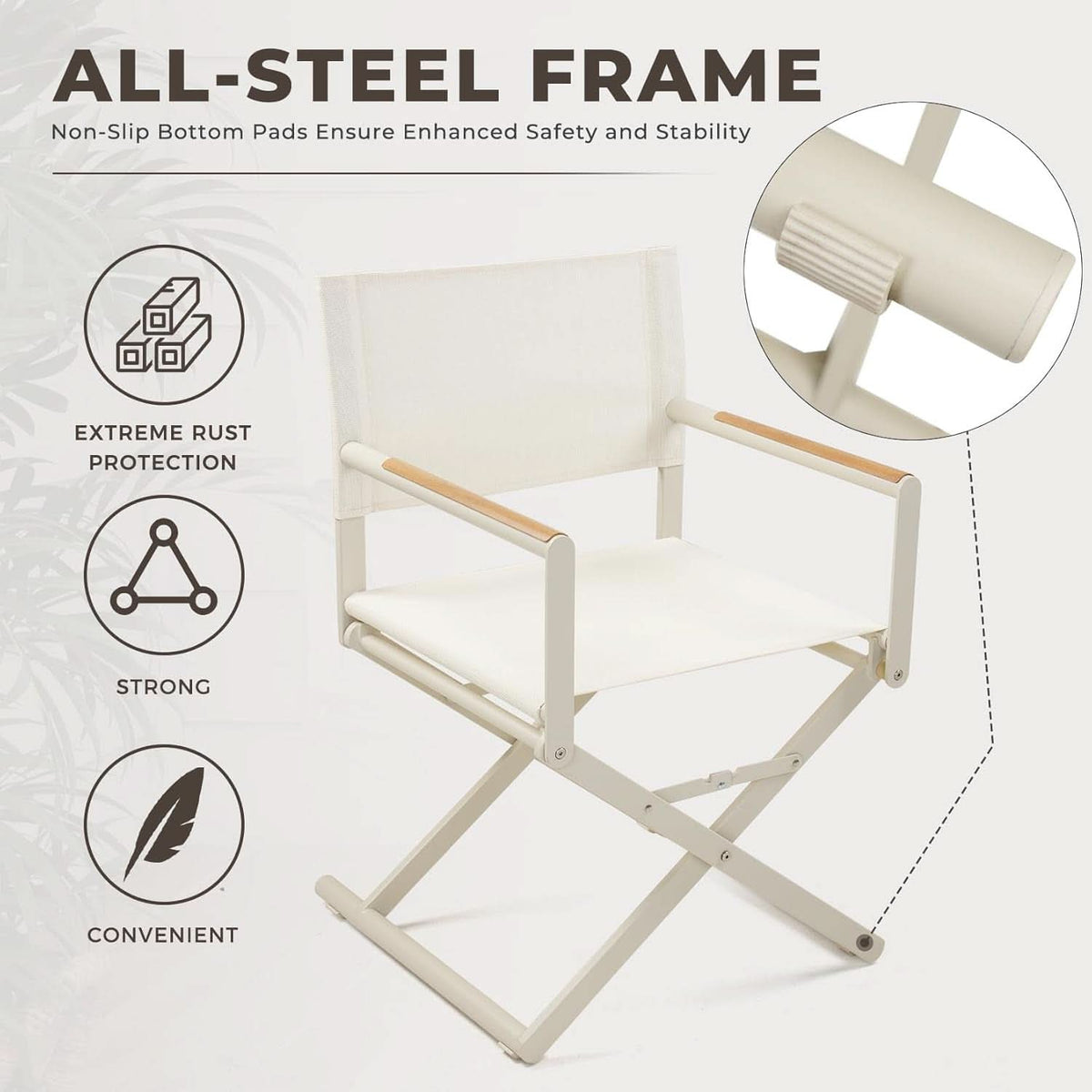 11 Piece Outdoor Dining Set Apricot Sling Mesh Chairs With Wood Grain Expandable Table For 6 To 8