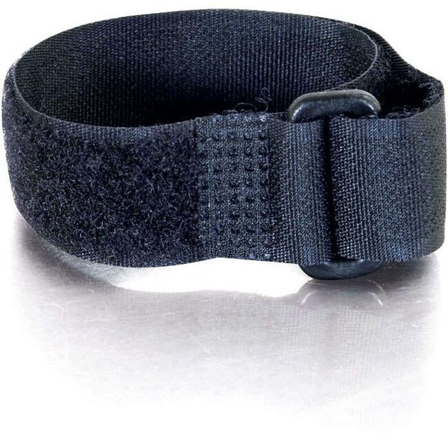 11In Hook-And-Loop Cable Management Wrap Multipack (12 Pack) - Black (Taa Compli