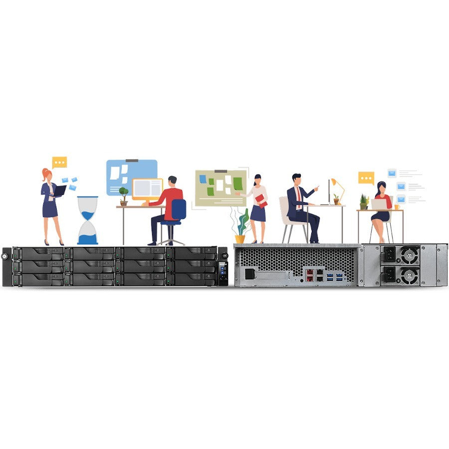 12 Bay NAS Server - ASUSTOR LOCKERSTOR 12RD AS6512RD | TechSoft