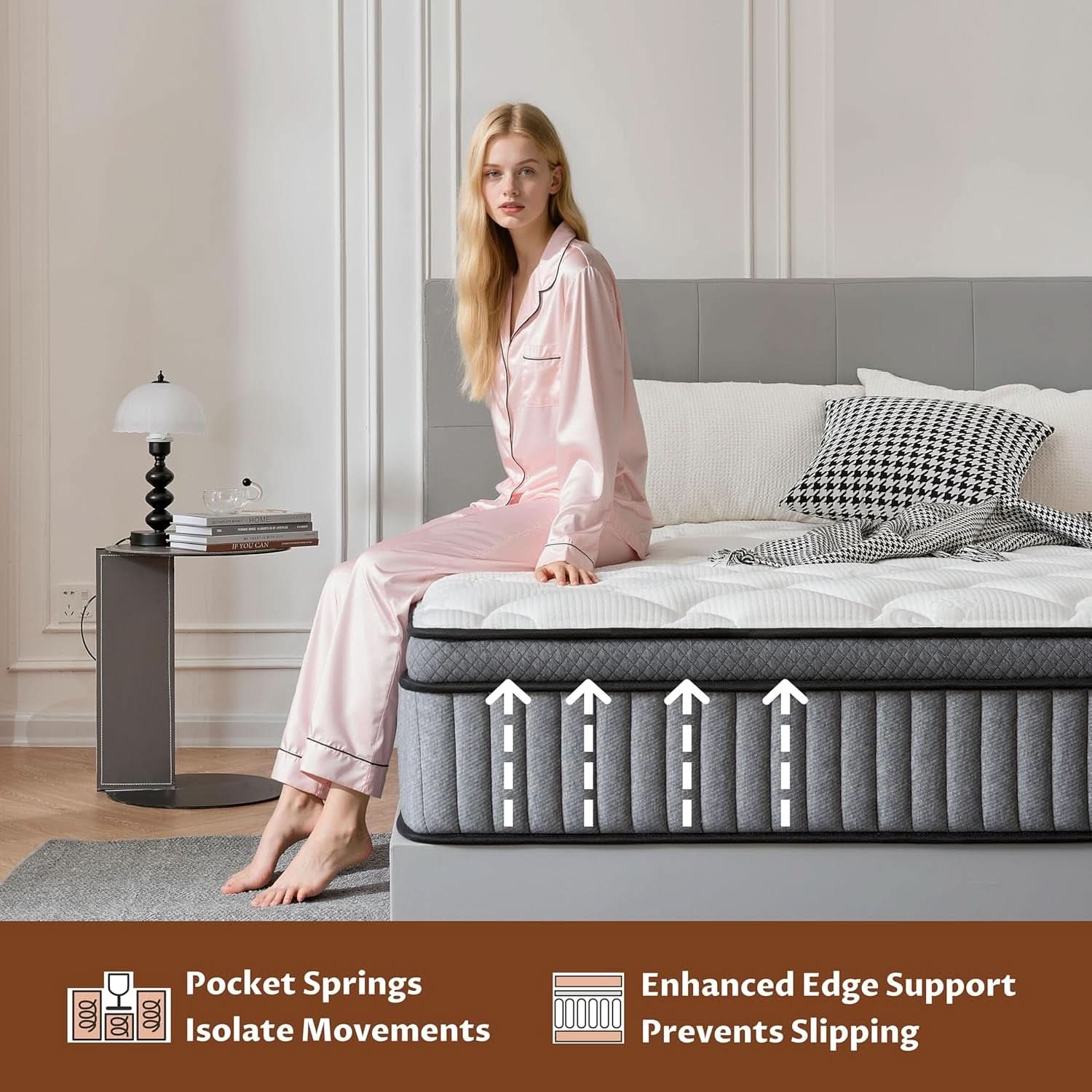 12 Inch Ultra Hybrid Cooling Gel Memory Foam Mattress