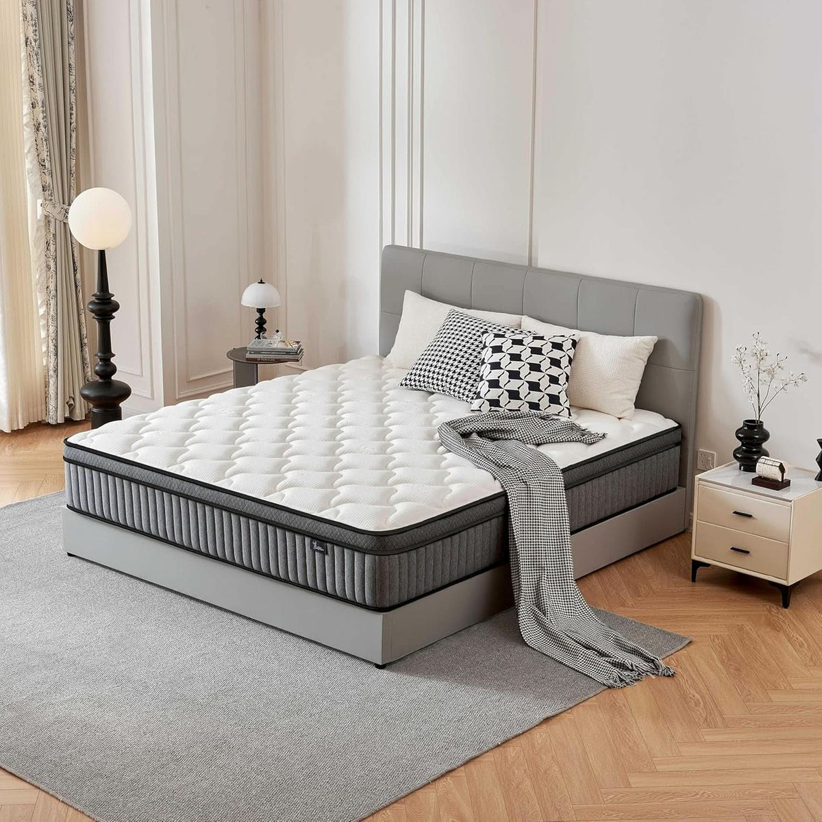 12 Inch Ultra Hybrid Cooling Gel Memory Foam Mattress
