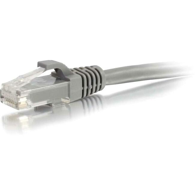 12Ft Cat6A Snagless Unshielded (Utp) Ethernet Network Patch Cable - Gray