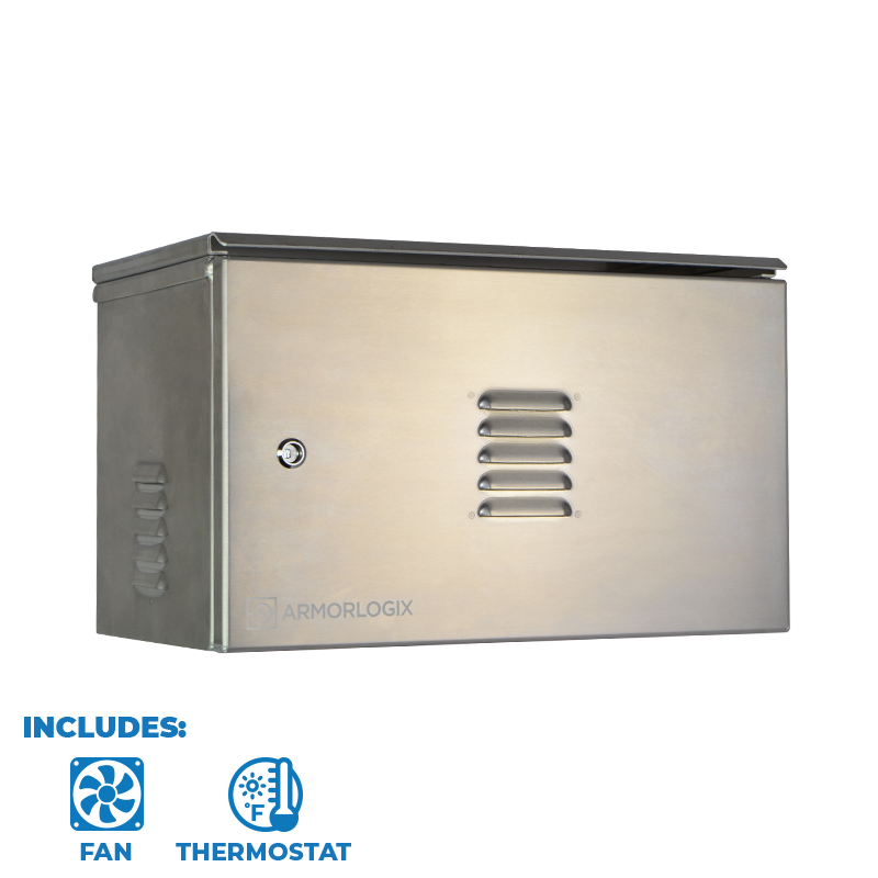 13" X 22" X 13" Nema 3 Enclosure With Fan Al132213N3-Ft