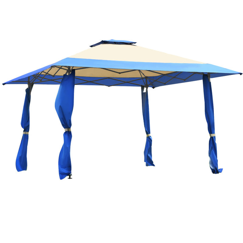13x13 Feet Pop Up Gazebo Tent With Carry Bag For Patio