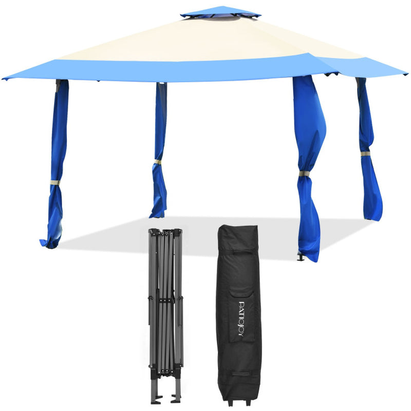 13x13 Feet Pop Up Gazebo Tent With Carry Bag For Patio