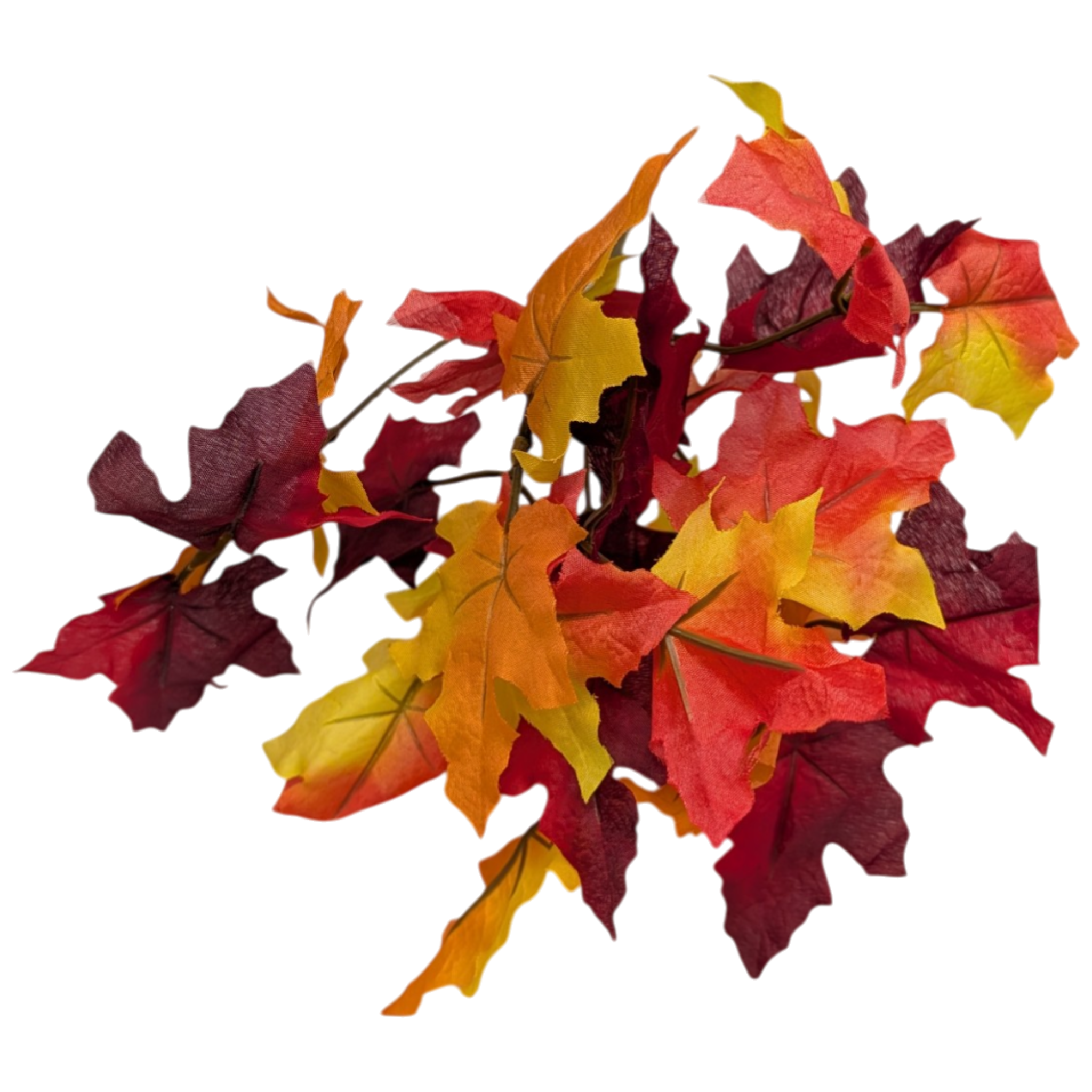 14-Inch Autumn Maple Leaf Bush