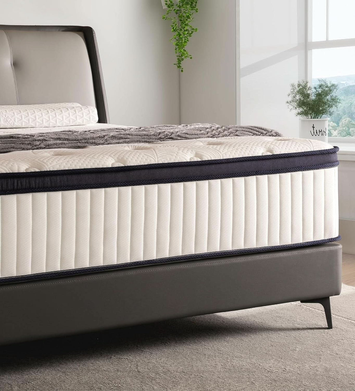 14 Inch Queen Hybrid Memory Foam Mattress Pocket Spring