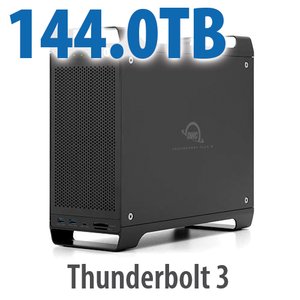 144.0TB (4x8.0TB NVMe SSD, 7x16.0TB HDD) ThunderBay Flex 8 Thunderbolt 3 Storage