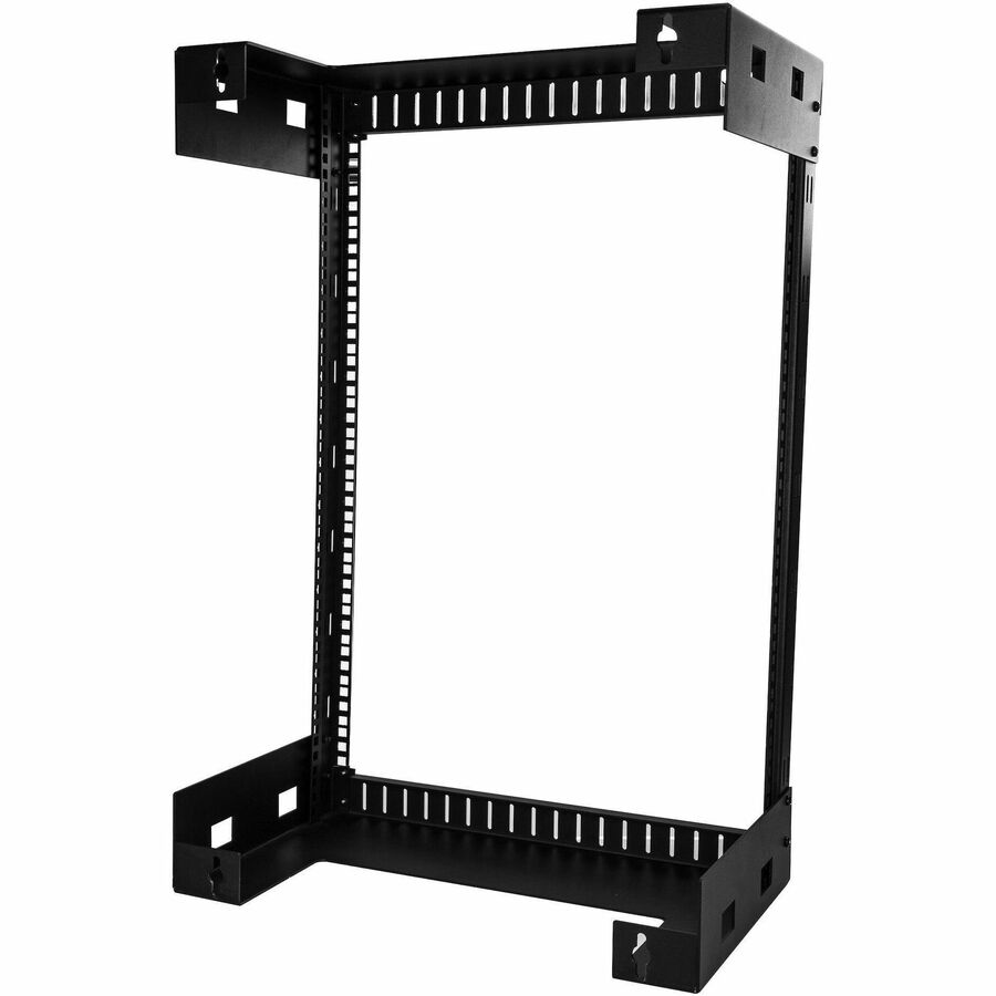 15U Wall Mount Network Rack - 2-Post Open Frame Server Rack 19 Inch | StarTech.com RK15WALLO