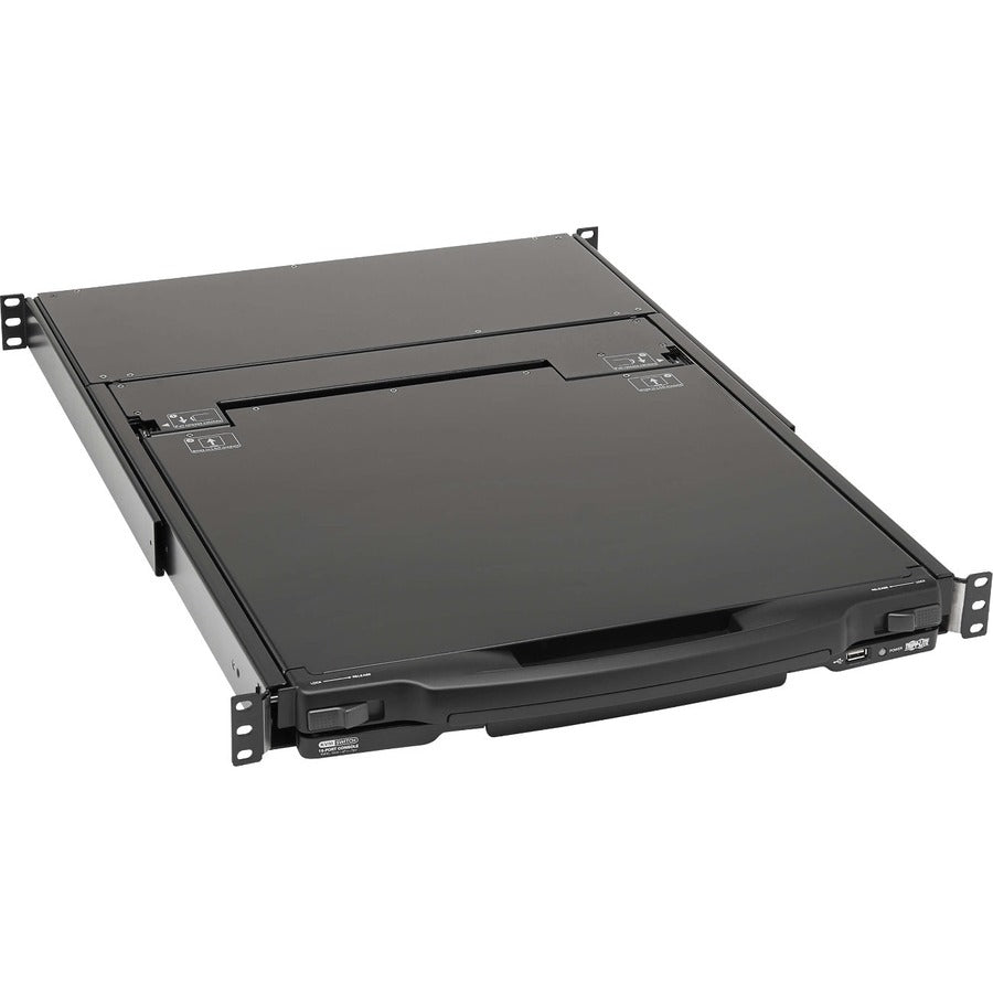 16-Port KVM Switch with LCD Console - 1U Rack Mount DisplayPort | Tripp Lite B030-DP16-17DIP