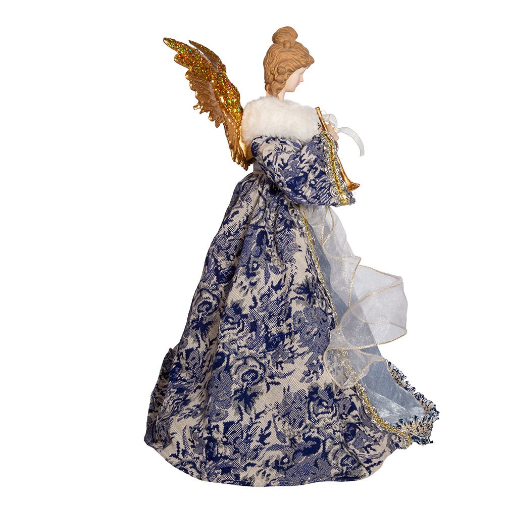 17 Inch Indigo Blue Angel Treetop