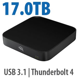 17.0TB (16.0TB HDD + 1.0TB NVMe) OWC miniStack STX Stackable Storage and Thunderbolt