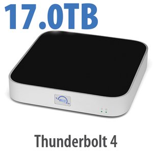 17.0TB (16.0TB HDD + 1.0TB NVMe) OWC miniStack STX Stackable Storage and Thunderbolt