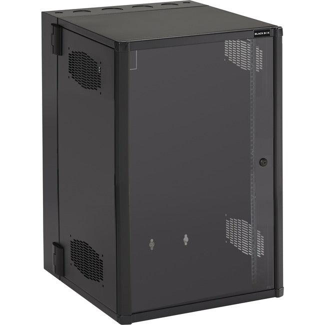 19U Double-Hinged 36x24x25 Cabinet, Plexi Door, M6 Rails WMD19-2425-PQU