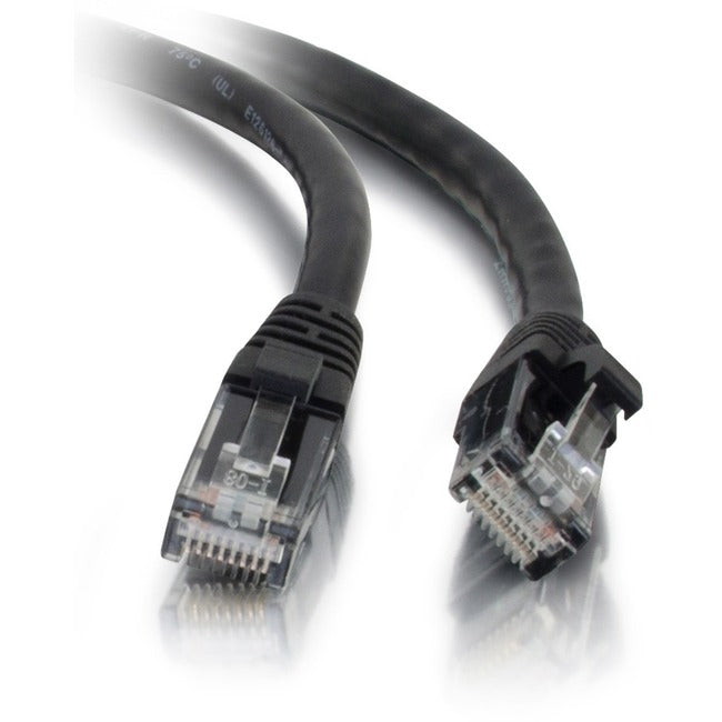 1Ft Cat5E Snagless Unshielded (Utp) Ethernet Network Patch Cable - Black