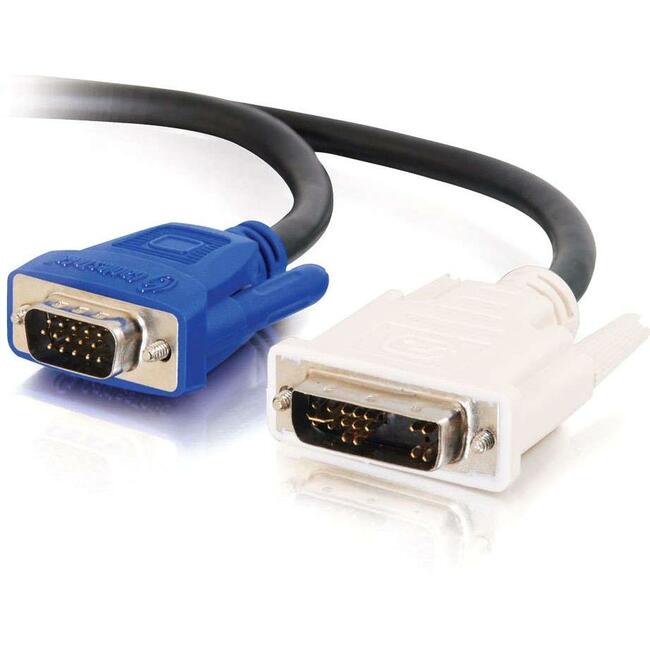 1M Dvi Male To Hd15 Vga Male Video Cable (3.3Ft)