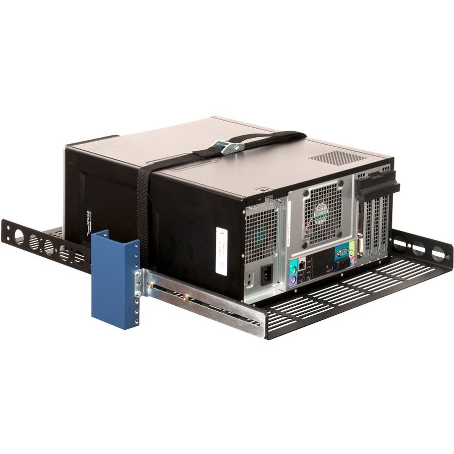 1U 28In Universal Fixed Shelf,150 Lb Capacity 4Post/2Post