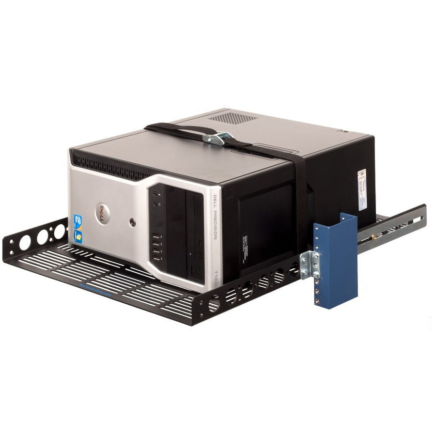 1U 28In Universal Fixed Shelf,150 Lb Capacity 4Post/2Post