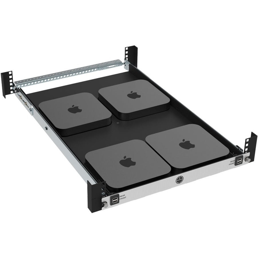 1U Server Rack Shelf Tool-Less Mac Mini Mounting | Rack Solutions 112-5541