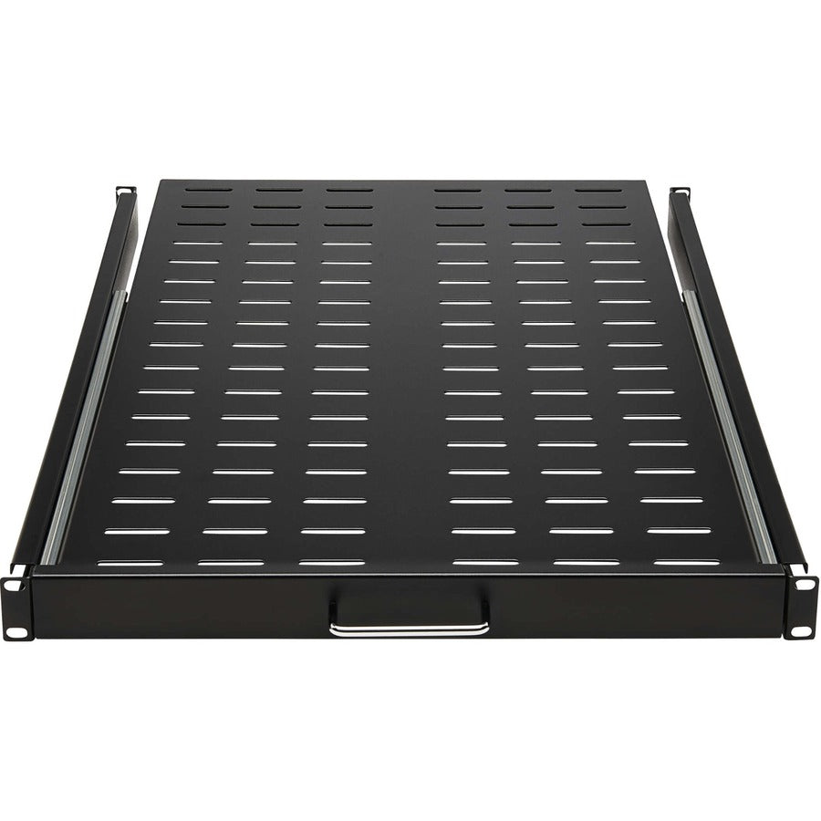1U Vented Rack Shelf Sliding Steel - SmartRack 50lb Capacity | Tripp Lite SRSHELF4PSLVENT