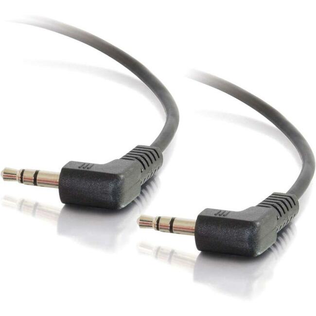1.5Ft 3.5Mm Right Angled M/M Stereo Audio Cable